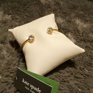 Kate spade New York Lady Marmalade Crystal open cuff hinged bangle